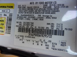 2015 Ford Fusion SE White 1.5L Turbo AT #F24798